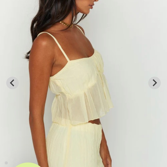 Beginning Boutique Yellow Cami Top - Picture 3 of 7